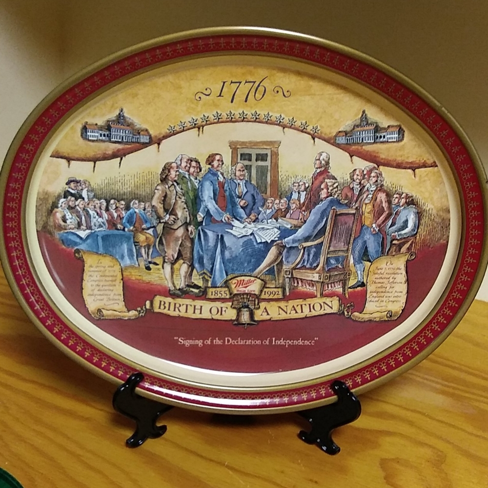 Miller High Life 1776 Birth of a Nation Tin